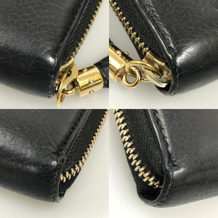  GUCCI グッチ ソーホーフリンジラウンドファスナー長財布 インターロッキングG 282413 ブラック