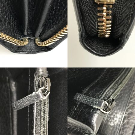  GUCCI グッチ ソーホーフリンジラウンドファスナー長財布 インターロッキングG 282413 ブラック