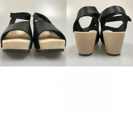  Trippen ウェッジソールサンダル SIZE 39 24.5〜25cm Orinoco-WAW201 01 ブラック