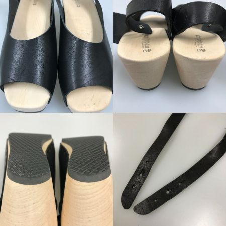  Trippen ウェッジソールサンダル SIZE 39 24.5〜25cm Orinoco-WAW201 01 ブラック