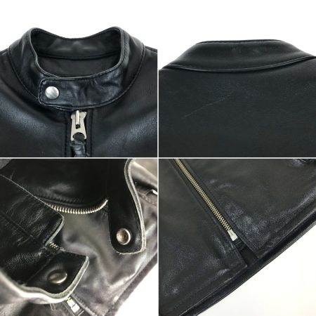  KADOYA K'S LEATHER シングルライダースジャケット LBSSFPS-852 ブラック Sサイズ