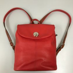 ## Somes Saddle ソメスサドル リュック  牛革 シボ革 シュリンクレザー CA-55 CAVESSON カブスン レッド Bランク