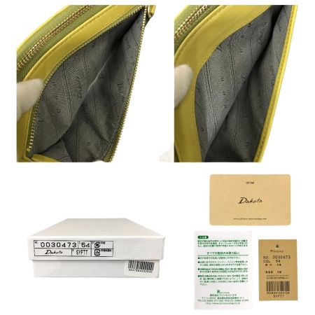  Dakota ダコタ  アペーゴ L字ファスナー  長財布 0030473 ライトグリーン