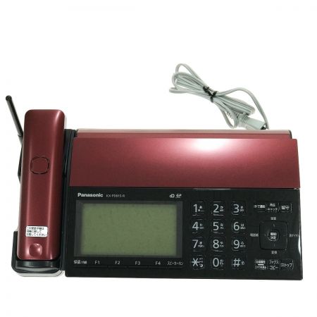  Panasonic パナソニック デジタルコードレス普通紙ファクス 子機1台付 KX-PD915DL-R ボルドーレッド