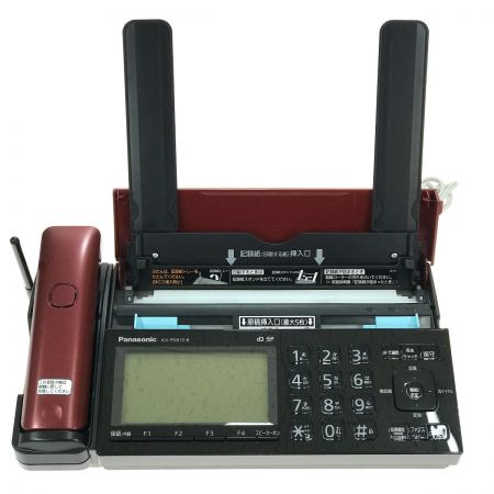  Panasonic パナソニック デジタルコードレス普通紙ファクス 子機1台付 KX-PD915DL-R ボルドーレッド