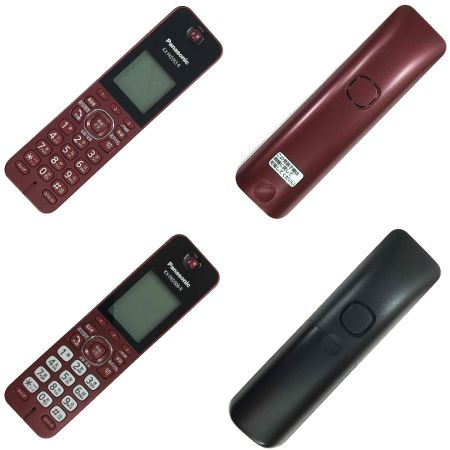  Panasonic パナソニック デジタルコードレス普通紙ファクス 子機1台付 KX-PD915DL-R ボルドーレッド