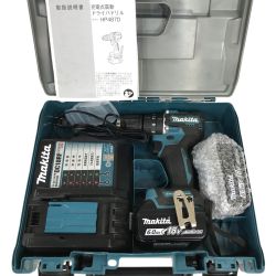 ## MAKITA マキタ 充電式震動ドライバドリル 18v HP487DRGX 青 Bランク
