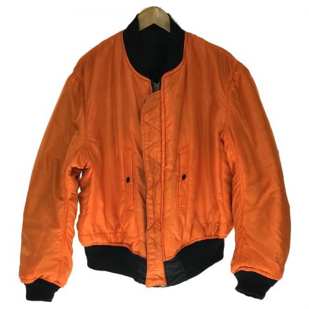  ALPHA アルファ フライトジャケット MIL-J-82790J ブラック XLサイズ リバーシブル 