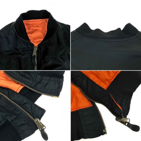  ALPHA アルファ フライトジャケット MIL-J-82790J ブラック XLサイズ リバーシブル 