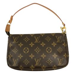 ## LOUIS VUITTON ルイヴィトン モノグラム アクセソワール  ポーチ ポシェット M51980 ブラウン Bランク