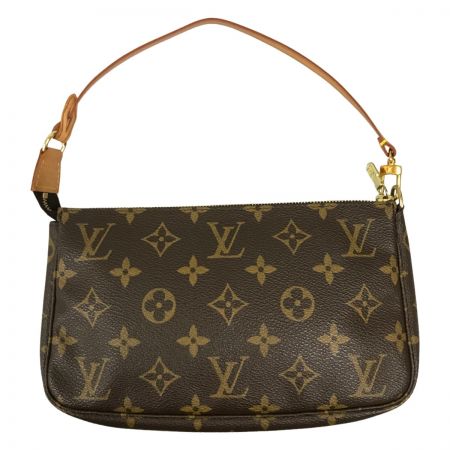  LOUIS VUITTON ルイヴィトン モノグラム アクセソワール  ポーチ ポシェット M51980 ブラウン