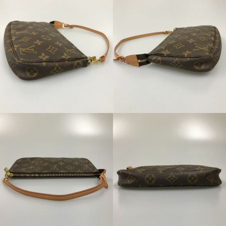  LOUIS VUITTON ルイヴィトン モノグラム アクセソワール  ポーチ ポシェット M51980 ブラウン