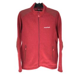 ## mont･bell モンベル クリマプラス ニットジャケット Women's 1106588 レッド Lサイズ Bランク