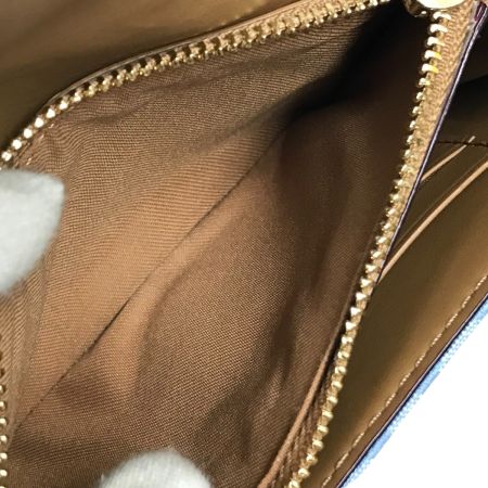  COACH コーチ 2つ折り財布 C8308 ライトデニム×チョーク