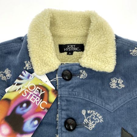  JOEY HYSTERIC キッズ ジャケット 裏ボア 4336532 スカイブルー サイズL(140cm)