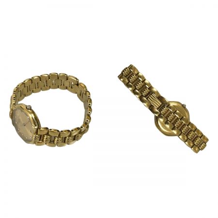  Christian Dior クリスチャンディオール オクタゴン  腕時計 クォーツ ジャンク品 D48-153 ゴールド