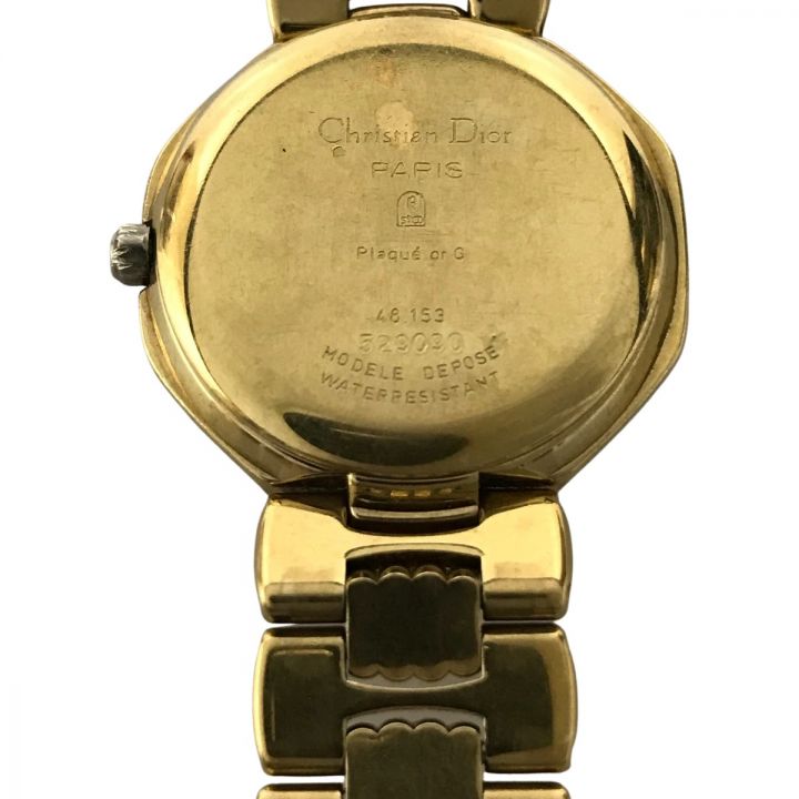 Christian Dior クリスチャンディオール オクタゴン 腕時計 クォーツ ジャンク品 D48-153  ゴールド｜中古｜なんでもリサイクルビッグバン