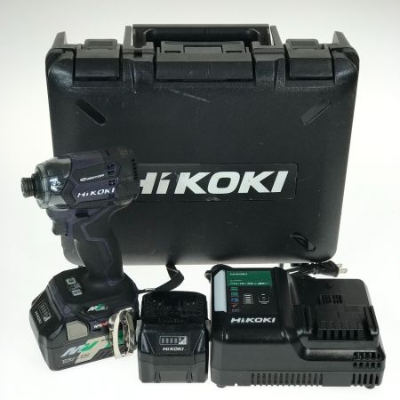  HiKOKI ハイコーキ 36V コードレスインパクトドライバ WH36DC ディープオーシャンブルー 充電器・充電池2個・ケース付