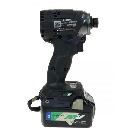  HiKOKI ハイコーキ 36V コードレスインパクトドライバ WH36DC ディープオーシャンブルー 充電器・充電池2個・ケース付
