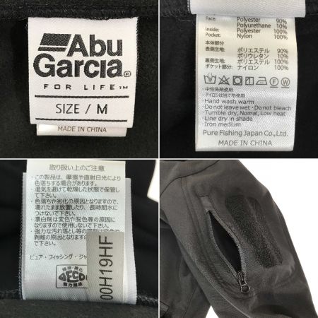  Abu Garcia アブガルシア ナイロンジャケット フィッシングパーカー 00EH19HF ブラック Mサイズ