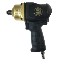 ## SINANO シナノ 12.7Sqエアーインパクトレンチ SI-1600BG ブラック x ゴールド Bランク
