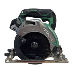 ЗЗ HITACHI 日立 18v 165mm 丸のこ バッテリーx２ 充電器付 C18DBAL グリーン Cランク