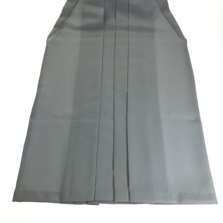  KYOETSU 無地袴 ジュニア 紐下84cm 灰青 白レース紐