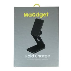 ## magdget フォールドチャージ ワイヤレス充電器 ブラック USB Type-C入力 Sランク