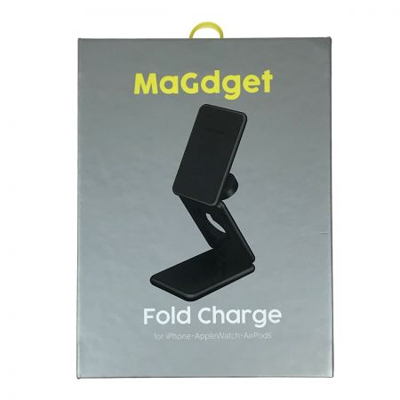 magdget マジェット フォールドチャージ ワイヤレス充電器 ブラック USB Type-C入力