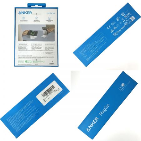  ANKER アンカー(家電) MagGo Power Bank 6600mAh A1643 Qi2対応 マグネット式ワイヤレス充電