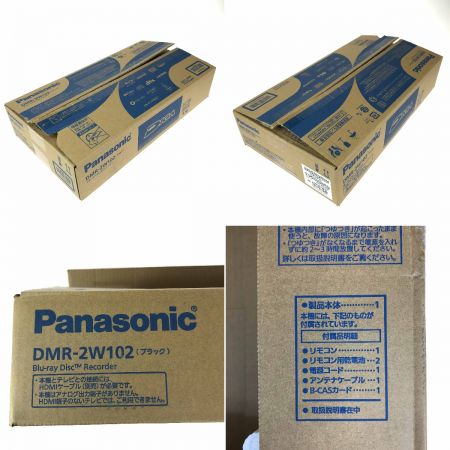  Panasonic パナソニック ブルーレイディスクレコーダー DIGA DMR-2W102