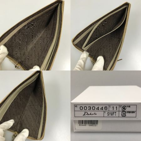  Dakota ダコタ 長財布 L字型ファスナータイプ 0030446 グレー