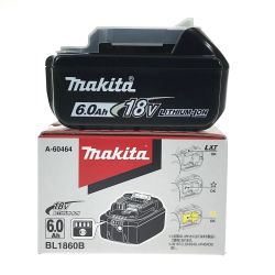 ## MAKITA マキタ 18v 6.0Ah リチウムイオンバッテリ BL1860B 純正バッテリ (1) Sランク