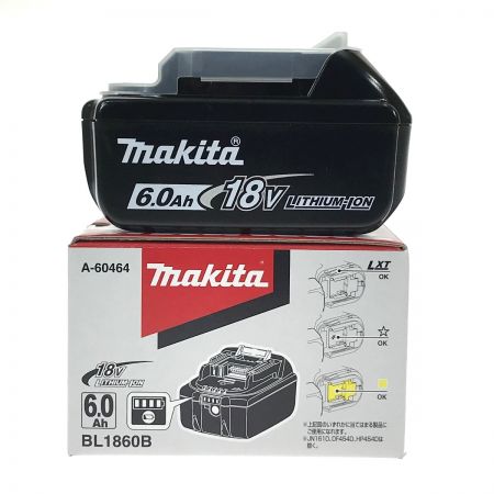  MAKITA マキタ 18v 6.0Ah リチウムイオンバッテリ BL1860B 純正バッテリ (1)