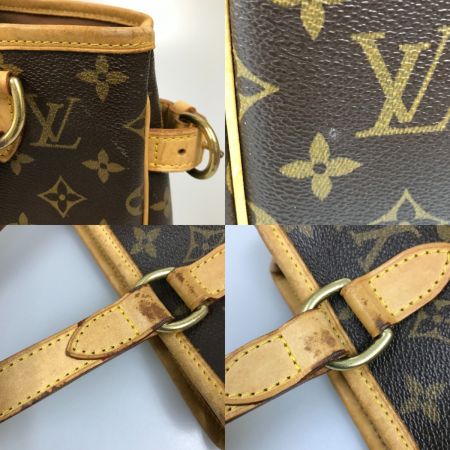  LOUIS VUITTON ルイヴィトン ハンドバッグ モノグラム パティニョール ジャンク品 ミニトートバッグ M51156 ブラウン