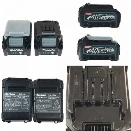  MAKITA マキタ 40V 充電式インパクトドライバ TD001GRDX ブラック 充電器・充電池2個・ケース付