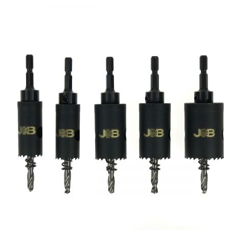  JOB Master ツバなしインパクトロングホールソー 5本セット ILH-223