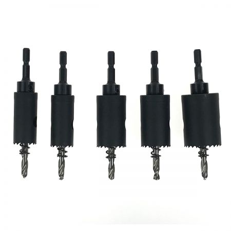  JOB Master ツバなしインパクトロングホールソー 5本セット ILH-223