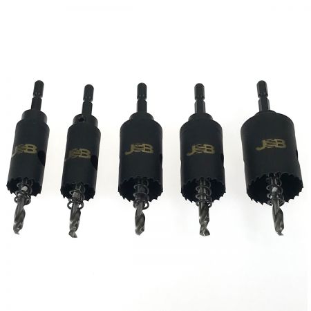  JOB Master ツバなしインパクトロングホールソー 5本セット ILH-223