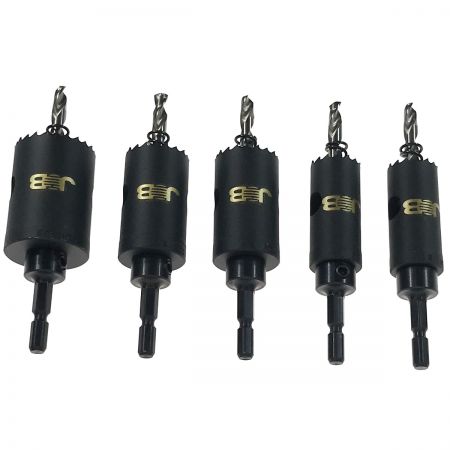  JOB Master ツバなしインパクトロングホールソー 5本セット ILH-223