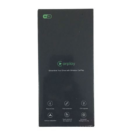   DEJIMAX carplayワイヤレス 車載用2015+ios10 X0016ZE5U9 ブラック 未開封品