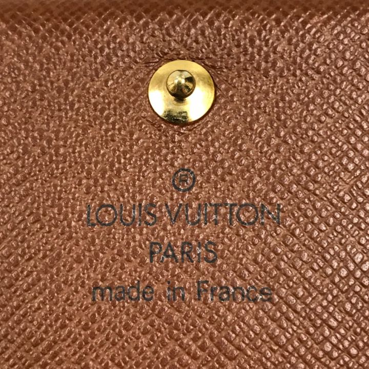 中古】 LOUIS VUITTON ルイヴィトン 2つ折り財布 モノグラム ポルト ...