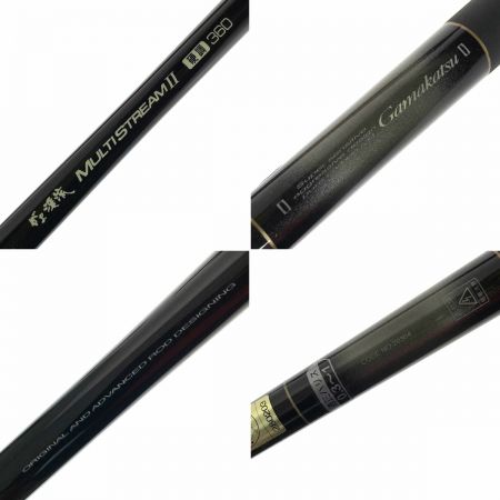  gamakatu ガマカツ がま渓流 マルチストリーム2 硬調360