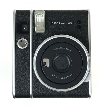  FUJIFILM フジフィルム チェキ INSTAX mini 40 インスタントカメラ ブラック