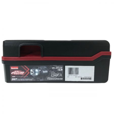  MAKITA マキタ 40V 充電式インパクトドライバ TD002GRDXB ブラック バッテリ・充電器・ケース付