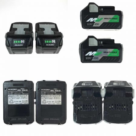  HiKOKI ハイコーキ 36V 165mm コードレス丸のこ C3606DA グリーン 充電器・充電池2個・ケース付