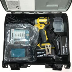 ## MAKITA マキタ 18V 充電式インパクトドライバ TD173DGXFY イエロー 充電器・充電池2個・ケース付  Sランク