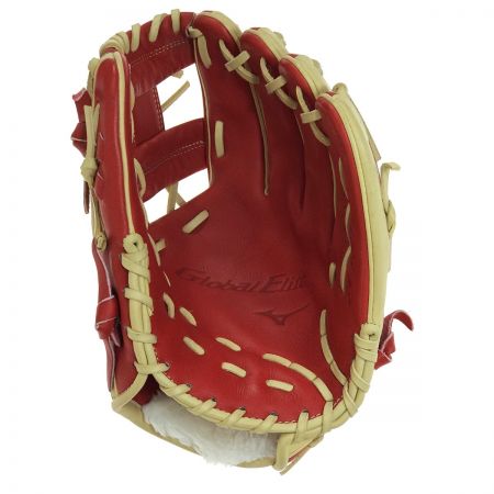  MIZUNO ミズノ ソフトボールグローブ グローバルエリート For Women's 外野手向け 1AJGS27707 レッド・ブロンド