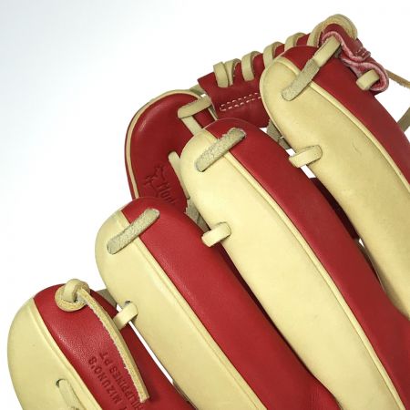  MIZUNO ミズノ ソフトボールグローブ グローバルエリート For Women's 外野手向け 1AJGS27707 レッド・ブロンド