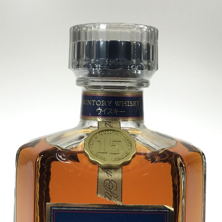 北海道内限定発送】 ROYAL サントリーローヤル 15年 スリムボトル 青ラベル 660ml 40度 ウィスキー ジャパニーズ  未開栓｜中古｜なんでもリサイクルビッグバン